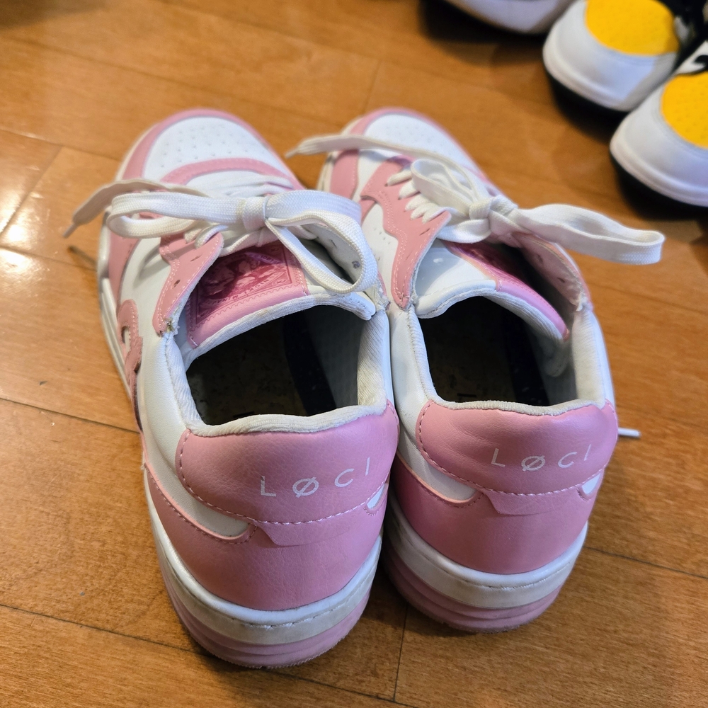 LOCI x Nicki Minaj Pink Friday Atom Shoes White/ Pink Size 6.5 - Picture 5 of 8